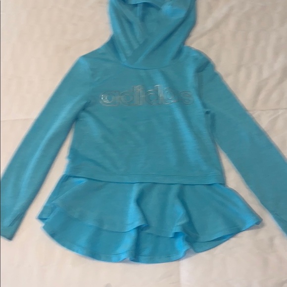 Girls Adidas Polyester Hoodie - Picture 7 of 8